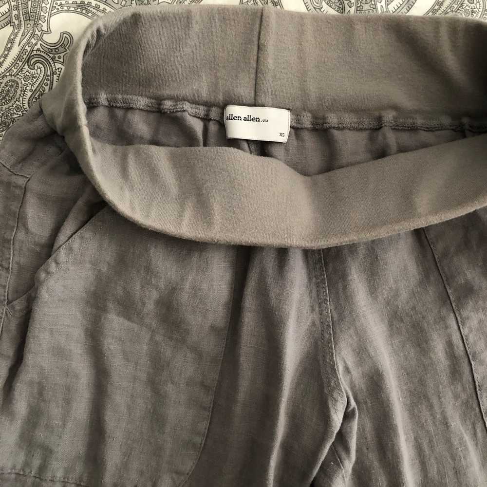 Allen Allen linen crop pants